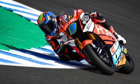 Triplete español en la clasificación de Jerez y primera pole position de Jorge Navarro en Moto2