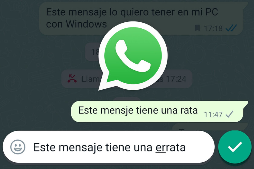 WhatsApp message editing is here