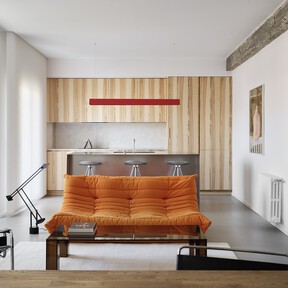 La espectacular transformación de este ático de Madrid: estaba viejo y desfasado, pero este arquitecto lo transformó en un ejemplo deco inspirado en los 70
