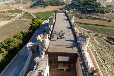 Parte visitable del Castillo de Peñafiel.