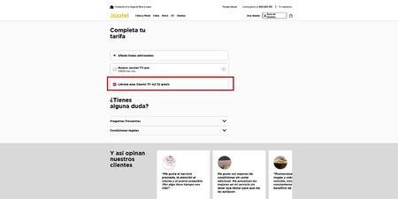 Promo Jazztel Smart TV Xiaomi