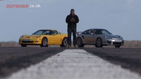 Porsche 911 GT2 vs Chevrolet Corvette Z06, ¿quién ganará?