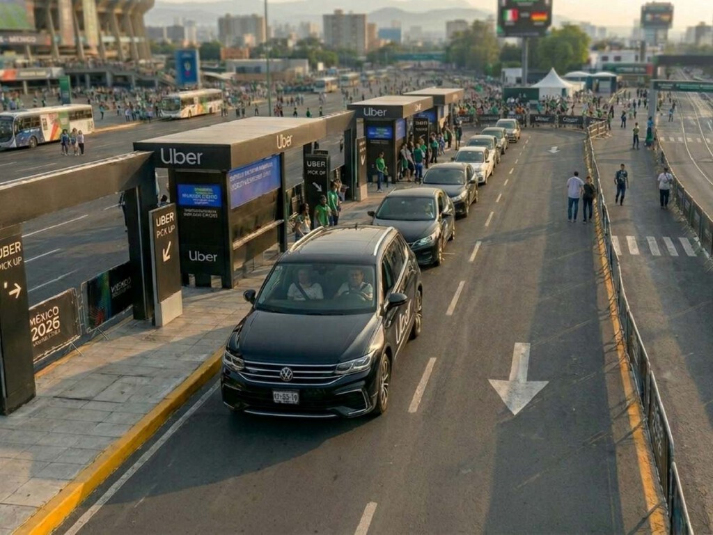 Uber no estará en los aeropuertos, pero sí quiere ser parte del Mundial en México: estas serán sus zonas de ascenso y descenso 