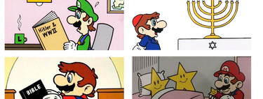 El cuchillo de Mario, la Peach cristiana y un Luigi leyendo sobre Hitler no están hechos por la IA 