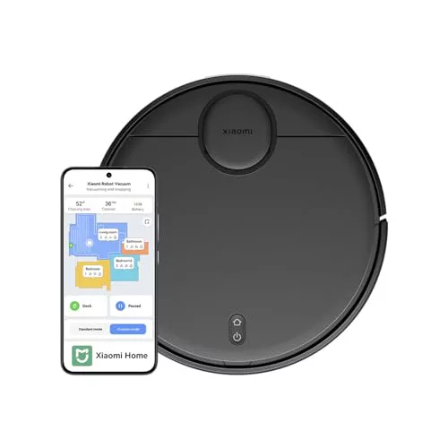 Xiaomi Robot Vacuum T12 - Robot Aspirador y friegasuelos con Sistema Inteligente de navegación láser (LDS)