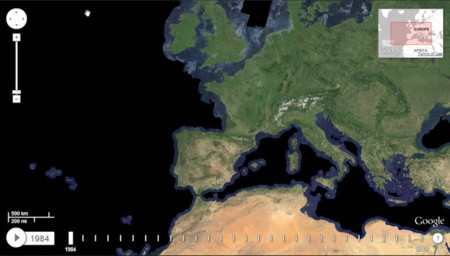 Google muestra la evolución del planeta en un mapa interactivo. La imagen de la semana