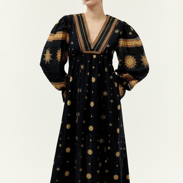 Sfera
Vestido largo estampado