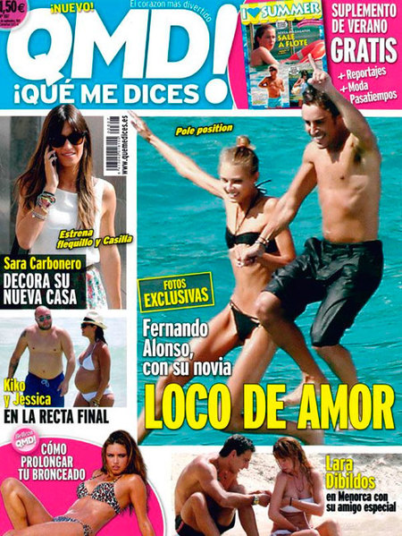 Alonso y Dasha Kapustina se lo han pasado pipa de vacaciones
