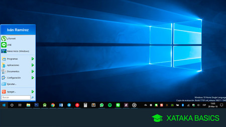 Cómo usar un menú de inicio clásico en Windows 10