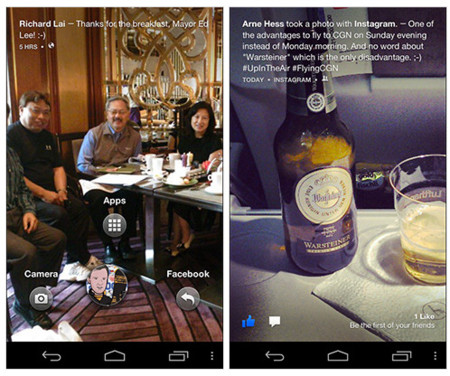 Aparece una beta de Facebook Home, puede ser instalada en Nexus 4