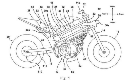 Se filtra la patente de una Kawasaki eléctrica, una streetfighter con motor multiusos