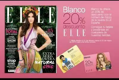 La revista Elle te regala un descuento para las tiendas Blanco