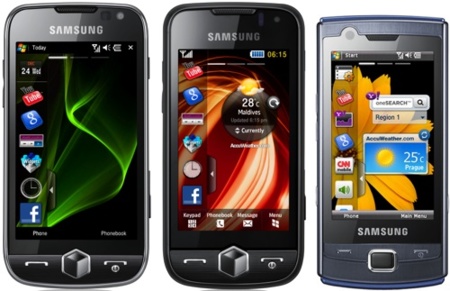 Samsung Jet, Omnia II y Omnia Lite estrenan TouchWiz 2.0