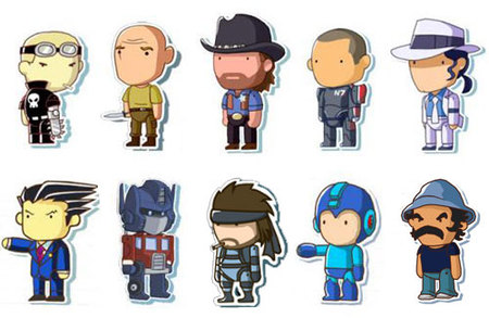 Personajes famosos con estilo 'Scribblenauts', Chuck Norris incluido