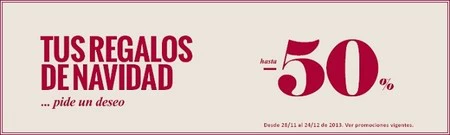 Hasta un 50 % de descuento en los regalos de Navidad de women’secret