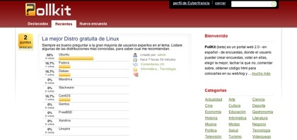 Pollkit - Encuestas al estilo menéame