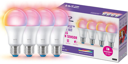 Pack de cuatro bombillas inteligentes Wiz