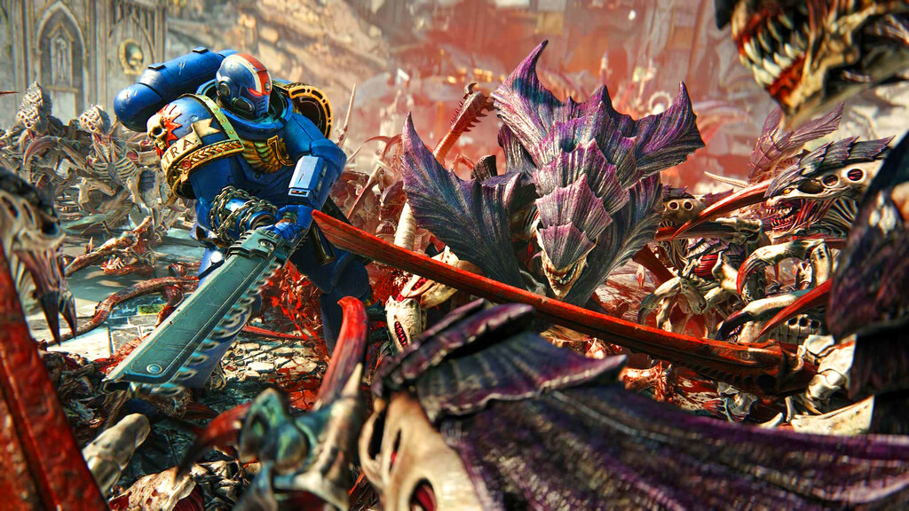 Si mi teoría sobre el nuevo jefe final de Warhammer 40K: Space Marine 2 es correcta, vamos a necesitar toneladas de balas para matarlo 