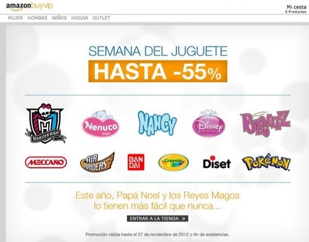 Amazon BuyVIP adelanta la Navidad con la Semana del Juguete con importantes descuentos