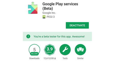 La primera aplicación en sobrepasar los 5.000 millones de descargas en Google Play es... Google Play Services