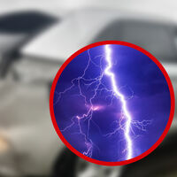 ¿Qué pasa si le cae un rayo a un auto? Estas fotos muestran lo que sucede y si es peligroso en verdad