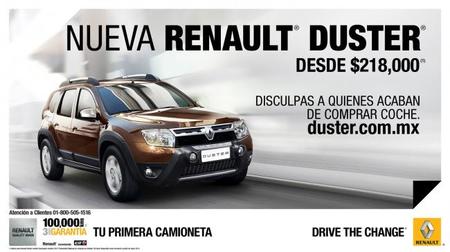 Premian a Renault por campaña de Duster