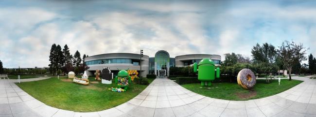 Photo Sphere of Android Hall