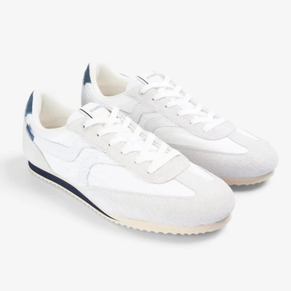 Scalpers Zapatillas deportivas de hombre estilo retro con suela fina