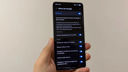 ahorro de energía en Samsung