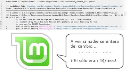Linux Mint "traiciona" a Banshee alterando su código