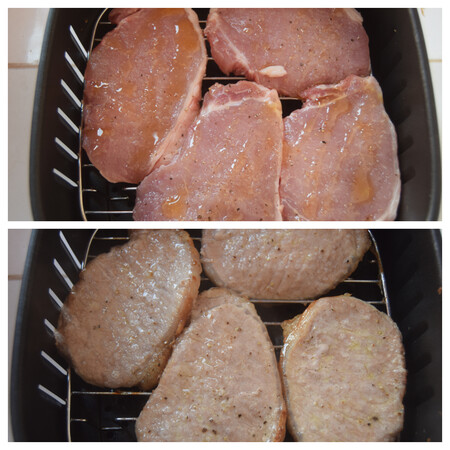 Filetes de lomo en freidora de aire paso a paso