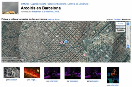 Búsquedas geolocalizadas en Flickr