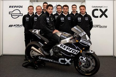 Marc Márquez a Moto2 de la mano de Suter y Repsol