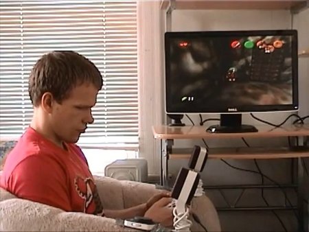 Terry Garrett, invidente, nos vuelve a demostrar que para él no hay barreras a la hora de jugar al 'Ocarina of Time'