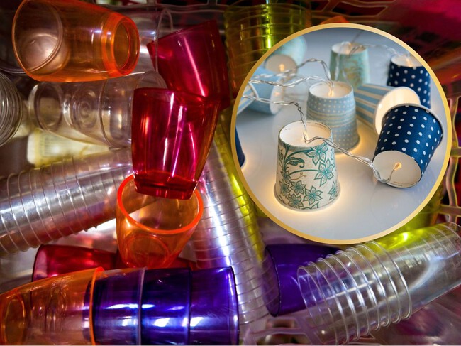 Qué hacer con vasos desechables usados: 3 ideas para darles una segunda oportunidad y decorar tu casa
