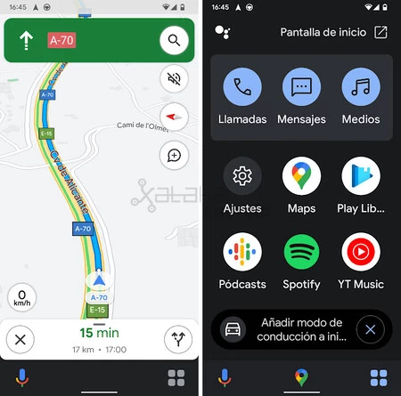 Google ドライビングモード