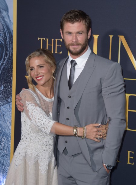Chris Hemsworth y Elsa Pataky divinérrimos en el estreno de 'El cazador y la reina del hielo'