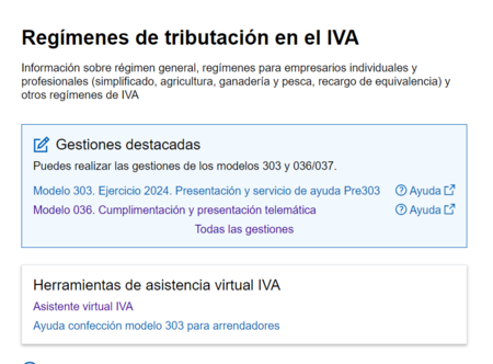 Regímenes de tributación en el IVA.
