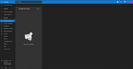 El Modo Oscuro está de moda: así puedes activarlo en Outlook.com si ya lo usas en tu navegador o en tu PC