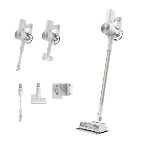 XIAOMI Vacuum Cleaner G20, Aspiradora Escoba sin Cable, 150AW, Luces LED, filtrado eficiente, batería de Larga duración, Blanco