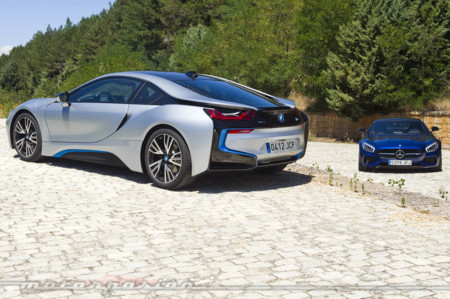 Bmw I8 Vs Amg Gt Motorpasion Estaticas 4