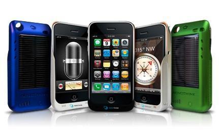 Surge, Fundas/baterías solares para el iPhone