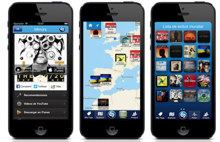 Shazam, nueva versión con la opción de compartir en Twitter un fragmento de las canciones cazadas