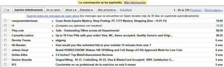 Desparece sin explicación el 75% del spam de la red