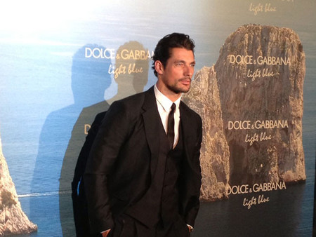 El estilo de David Gandy en la fiesta de Dolce & Gabbana en Madrid