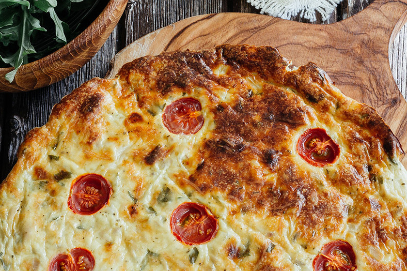 Quiche ligera de atún: receta fácil