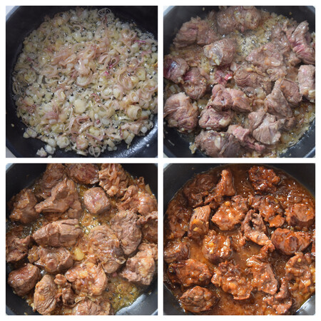 Carne richada paso a paso