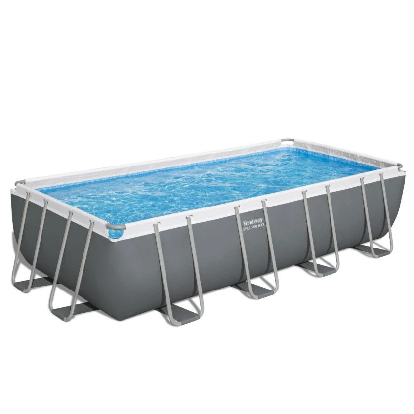 Piscina tubular de acero BESTWAY con depuradora de cartucho y escalera