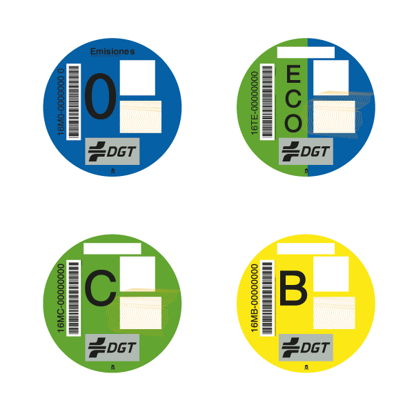 Distintivo ambiental DGT | Etiqueta ambiental oficial