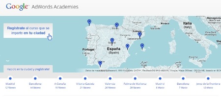 Google Adwords Academy, talleres gratuitos sobre Adwords en distintas ciudades